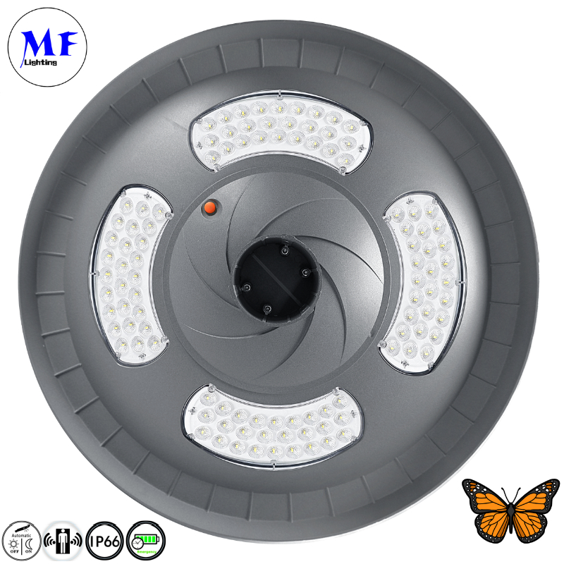 IP65 Waterproof 30W Solar Garden Light Alu Housing With Sensor Time Control