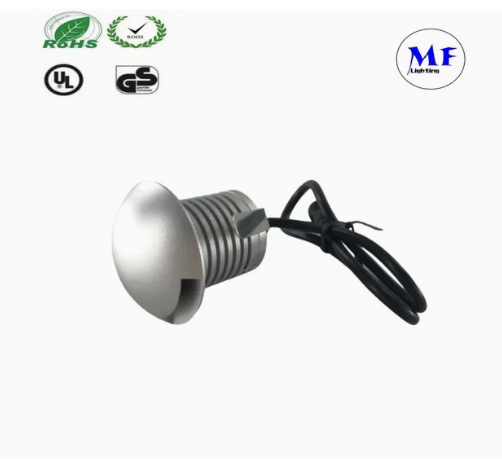 LED Step Light Silvery 3W 12V IP65 Pathway Walkway Squares Pavement Garden
