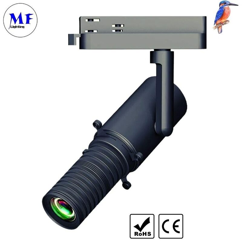Factory Price 28W 2700K-6000K Ultra-High Luminousled Shapeable Contour Track Light for Art Gallery Gobo Projection