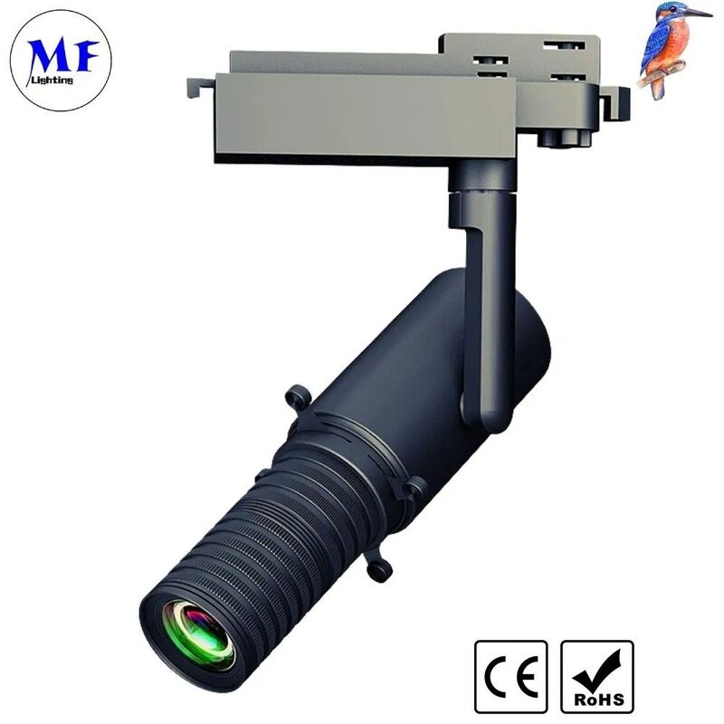 Factory Price 37W Adjustable Light Spot Shape 2700K-6000K LED Shapeable Contour Track Light for Art Gallery and Museums
