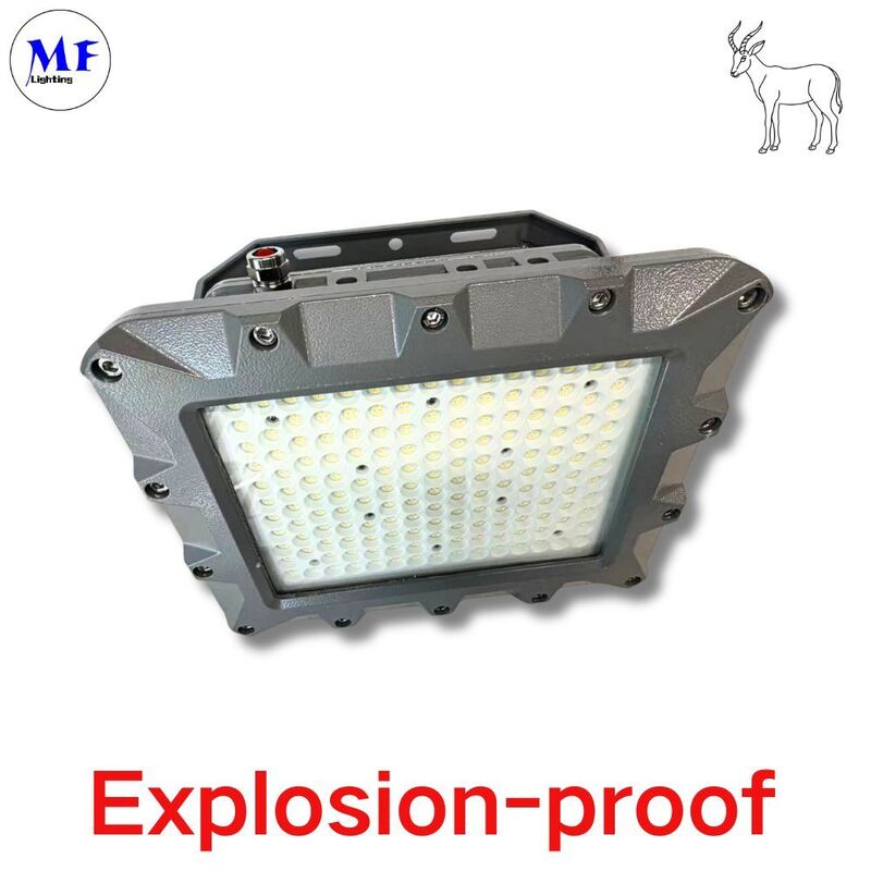 Factory Price Oil Gas Chemical Marine Mining Industry Iecex ATEX Die-Casting Aluminum IP66 Ik08 5years Warranty LED Explosion-Proof Flood ATEX Certified Light