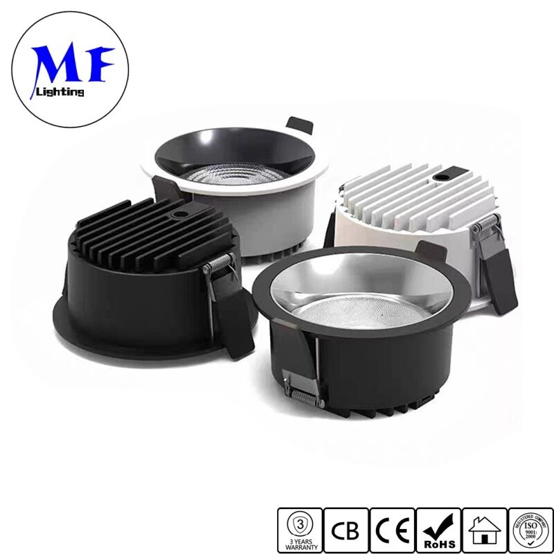 20W 50W 70W 100W 160LM/W LED Downlight Tunnable High Power SMD Recessed Ceiling Down Light With Wide Beam Angle 120°