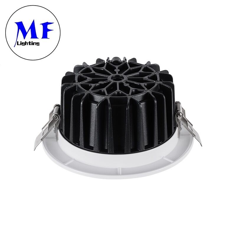 COB LED Down Light 5W7W10W12W15W50W,60° Beam,Triac/0-10V/Dali-2/Tuya Zigbee Dimmable,100lm/W CRI90, Ugr<19 Anti-Glare, IP40,Indoor Commercial Lighting