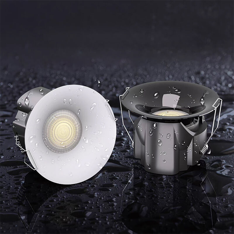 IP65 Waterproof Spot Light: Anti Glare Die Cast Aluminum Recessed Down Light, Triac 0-10V Dali-2 Dali Dt6 Dt8 Dimmable Anti-Fog Bathroom Kitchen Ceiling Light