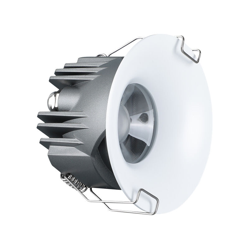 50000hrs Lifespan IP65 LED Down Light with Triac, 0-10V, Dali-2, Dali Dt6, Dali Dt8 Multi Dimming Protocols, Deep Anti Glare Recessed Spotlight for Shower Room