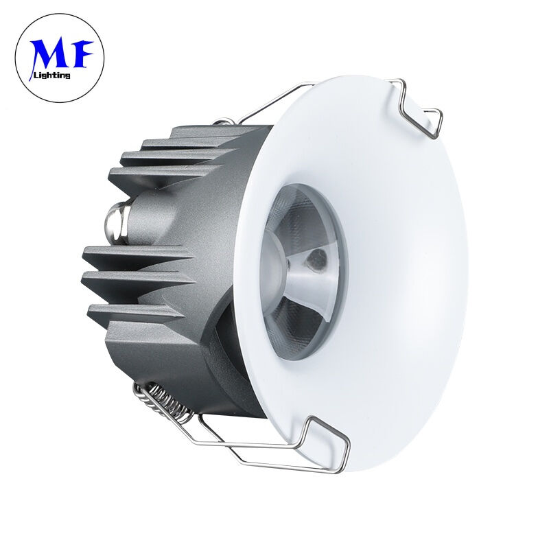 Commercial IP65 LED Downlight 100lm/W CRI80/90 AC100-277V Dali-2 Triac 0-10V Dimmable Multi-Color Reflector Recessed Down Light