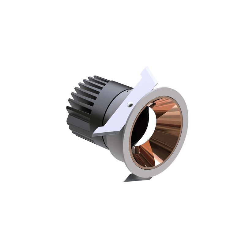 IP20/IP44 Aluminum Anti-Glare LED Down Light Spot Light, 2700-6000K CCT Adjustable Recessed Ceiling Lamp for Exhibition Hall & Commercial Indoor Lighting