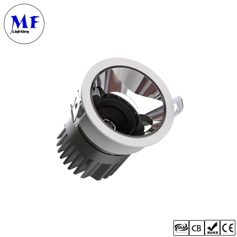 25W Triac /0-10/Dali-2 Dimmable CRI90 100lm/W LED Spot Downlight Beam Angle Optional 3 Year Warranty Recessed Anti-Glare Spring Clip LED Down Light for Hotel