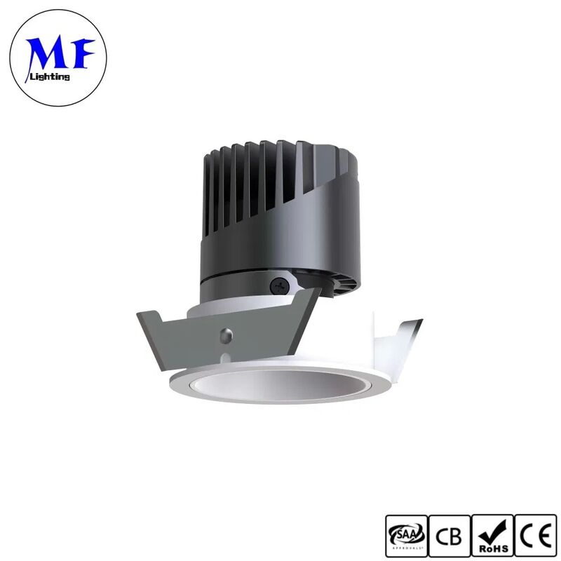 7W Triac /0-10/Dali-2 Dimmable Beam Angle Optional LED Spot Downlight CRI90 100lm/W 3 Year Warranty Recessed Anti-Glare Spring Clip LED Down Light for Hotel