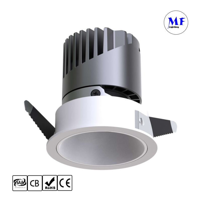 Factory Price No Glare Zigbee 7W 10W 12W 15W 100lm/W CCT Tunable Cozy Recessed Commercial Residential Home Studio Hotel Spotlight High Feet Round LED Down Light