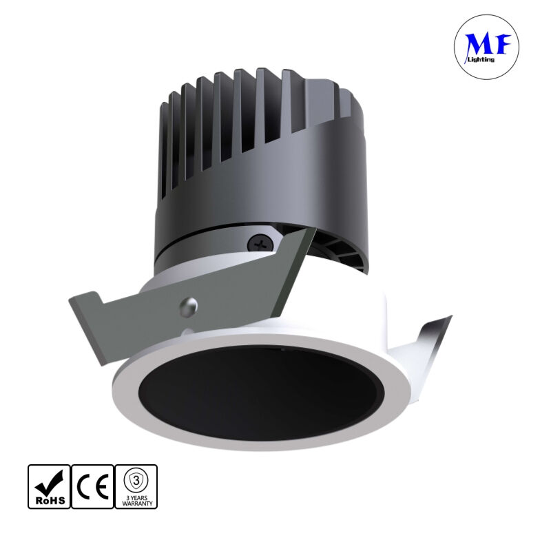 Factory Price No Glare IP44 20W 25W 30W 35W 100lm/W Recessed Super Market Commercial Residential Home Hotel Spotlight High Feet Round LED Down Light