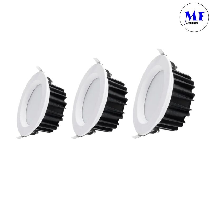 IP40 SMD Downlight 5W/7W/10W/12W/15W/20W/25W/30W/35W/40W/45W/50W Smart CCT Power Dimming Adjustable Smart Triac Dali 0-10V Recessed Aluminum LED Down Light