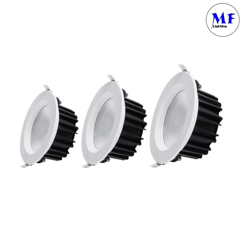 Aluminum 60 Degree Triac 0-10V Dali Smart Dimming Dimmable CCT Adjustable 5W/7W/10W/12W/15W/20W/25W/30W/35W/40W/45W/50W Downlight Recessed COB LED Down Light