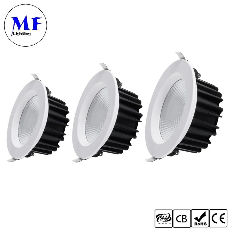 5W CRI90 100lm/W Triac /0-10V/Dali-2/Tuya Zigbee Dimmable LED Spot Downlight Beam Angle 60° Recessed Anti-Glare COB LED Down Light for Commercial Places
