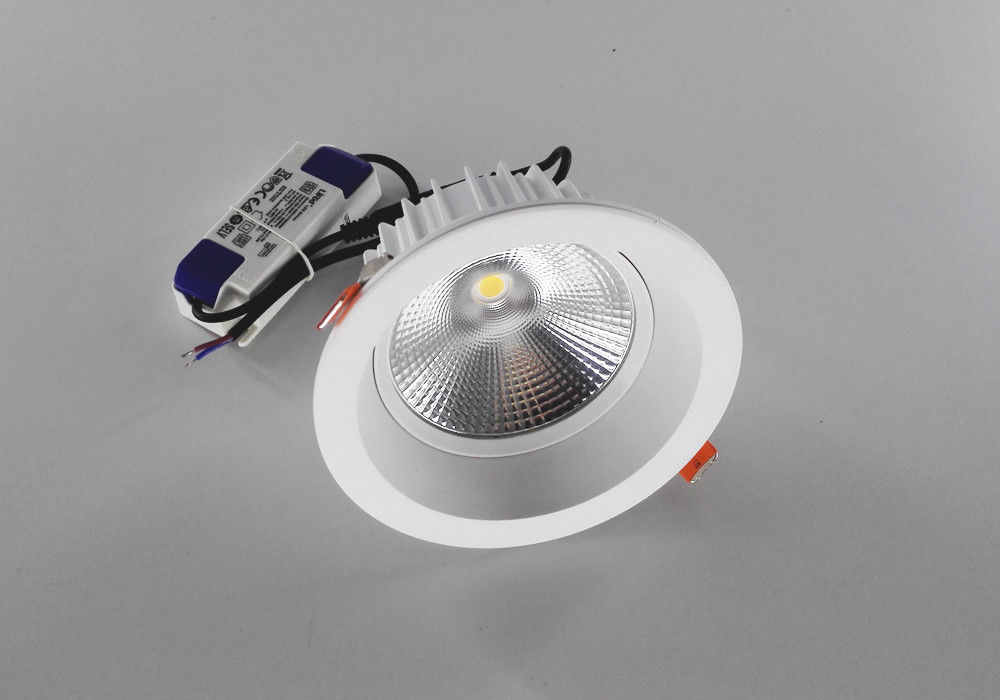 12W 4000K Indoor COB Ceiling Lights / Recessed LED Downlight For Homes