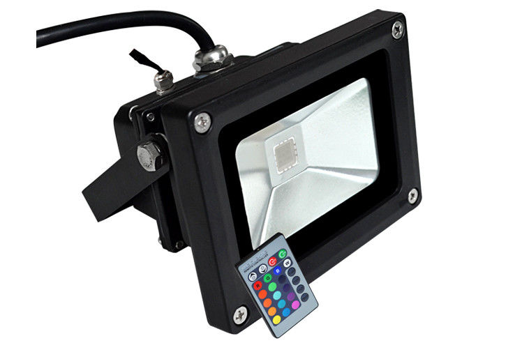 10W CRI 80 RGB Waterproof LED Flood Light Energy Saving 850LM Flood Lighting Luminaires