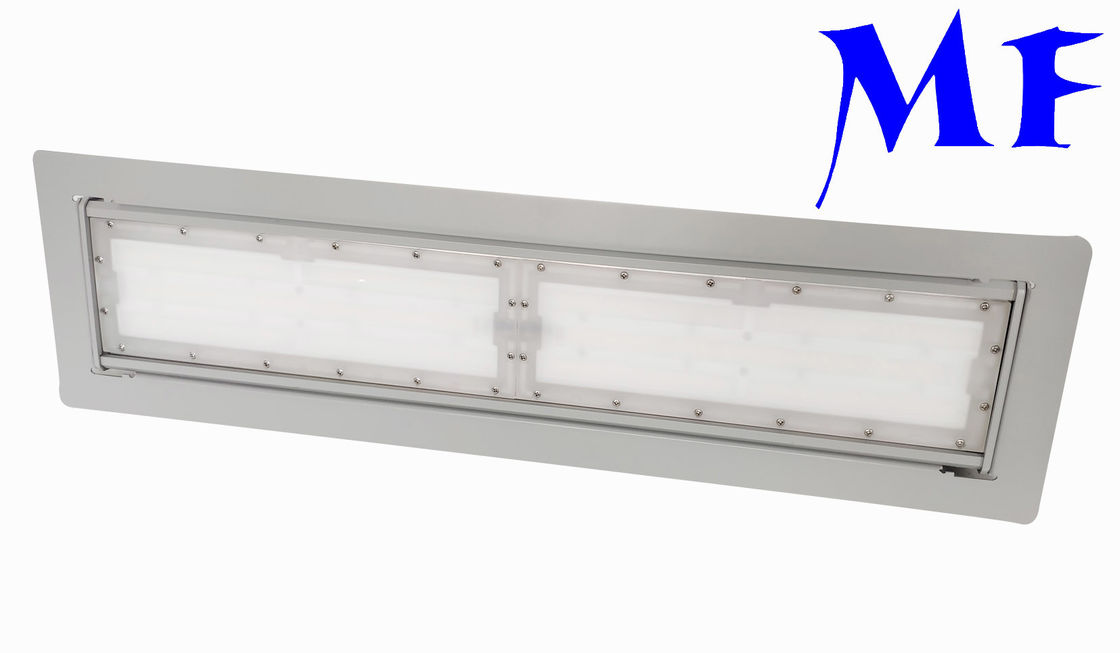 CE IP65 50W Linear High Bay Led Lights 170Lumen Recessed Installation