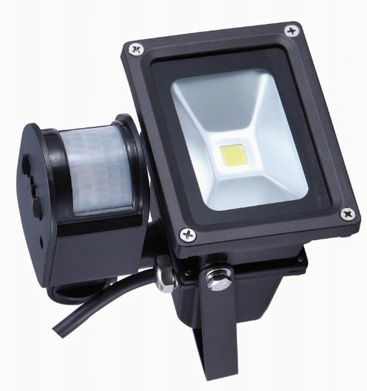 Waterproof CRI75 20W Epistar Chip Sensor LED Flood Light Beam Angle 60°