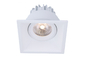 8W 10W Non-flicker Square anti-vertigo spot downlight, IP54 dimmable ceiling spotlights