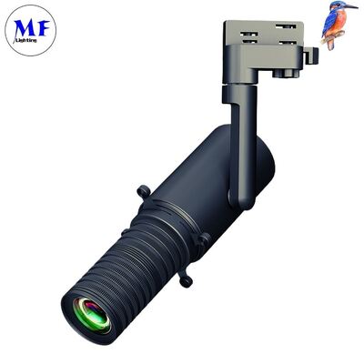 Shapeable Magnetic Track High CRI LED Spot Light For Fine Art Collection Temporary Art Showcase Artwork Restoration Workshop Art Gallery Lighting